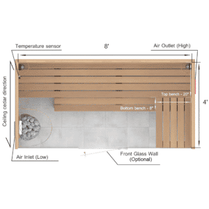 L-Shape Benches, 1 Top Bench.2×4 Knotty Red Cedar