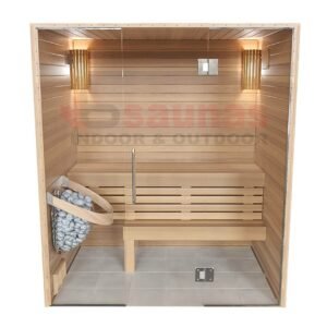 Front Clear Glass Wall