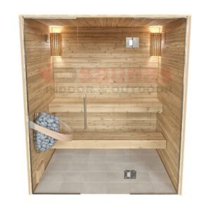 Premium grade Knotty red western cedar walls, ceiling & benches.1×4 11/16 T&G cedar lining for walls & ceiling.2×4 cedar for benches.