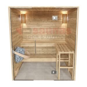 Premium grade Knotty red western cedar walls, ceiling & benches.1×4 11/16 T&G cedar lining for walls & ceiling.2×4 cedar for benches.