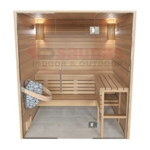 Premium grade Clear red western cedar walls, ceiling & benches.1×4 11/16 T&G cedar lining for walls & ceiling.2×4 cedar for benches.