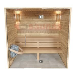 Front Clear Glass Wall