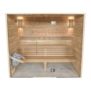 Front Clear Glass Wall