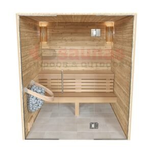 Front Clear Glass Wall