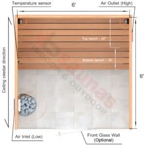 Straight Benches.2×4 Knotty Red Cedar