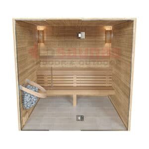 Front Clear Glass Wall