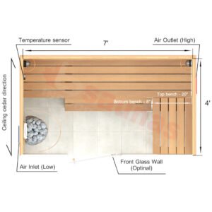 L-Shape Benches, 1 Top Bench.2×4 Knotty Red Cedar