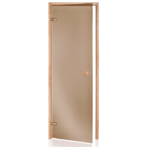 Alder Frame Door Bronze Glass690x1890mm(27 1/8″ x 74 3/8″)Left or Right Hand Opening