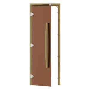 Cedar Frame DoorBronze Glass690x1890mm(27 1/8″ X 74 3/8″)Left or Right Hand Opening