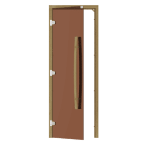 Homecraftheater Frameless Bronze Glass Door690x1890mm(27 1/8" x 74 3/8")Left Hand