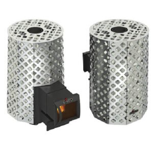 Grill'D Violet Steel Romb Long with Jade StonesWood-Burning Sauna Heater / Stove