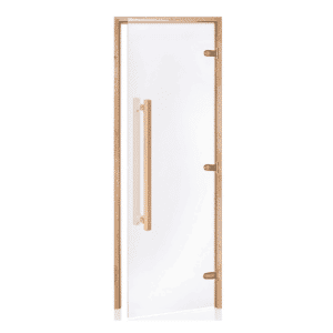 Alder Frame Door with Long Handle Clear Glass690x1890mm(27 1/8" x 74 3/8")Right Hand Opening