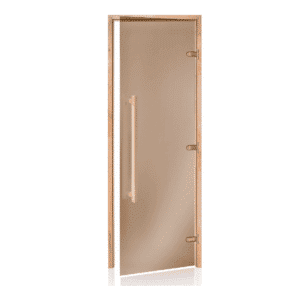 Alder Frame Door with Long Handle Bronze Glass690x1890mm(27 1/8" x 74 3/8")Right Hand Opening