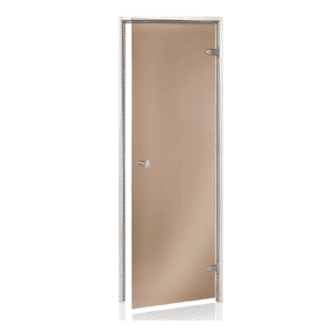 Steam Room Andres Aluminum Frame Bronze Glass Door690x1895mm(27 1/8" x 74 5/8")Left/Right Hand