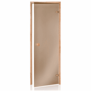 Alder Frame Door Bronze Glass690x1890mm(27 1/8" x 74 3/8")Right Hand Opening