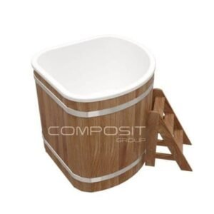 Corner L-Shape Polar Spa Tub with Liner