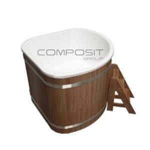 Corner Plus L-Shape Polar Spa Tub with Liner
