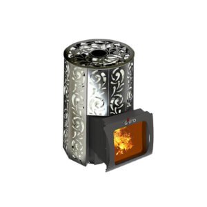 Grill'D Violet Short Window with Jade StonesWood-Burning Sauna Heater / Stove