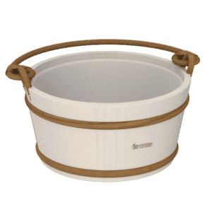 Wooden Pail 4L with Plastic Insert300-HA