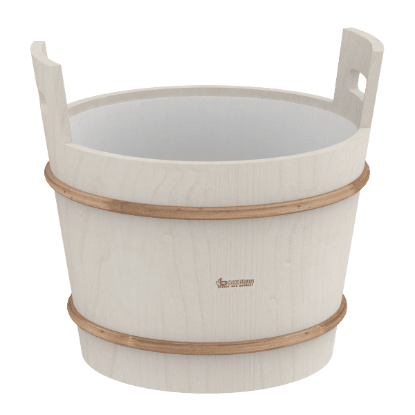 Wooden pail 18 L with Plastic Insert381-A 1 Wooden pail 18 L with Plastic Insert381-A