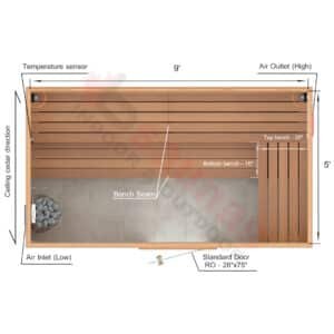 L-Shape Benches, 1 Top Bench.2×4 Knotty Red Cedar