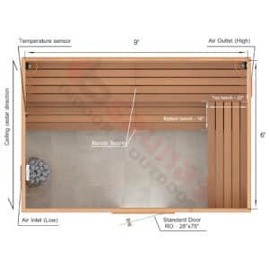 L-Shape Benches, 1 Top Bench.2×4 Knotty Red Cedar