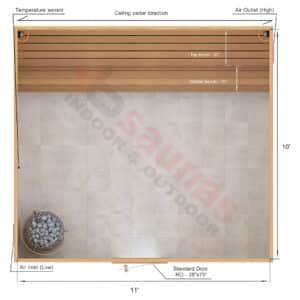 Straight Benches.2×4 Knotty Red Cedar