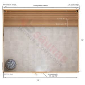 Straight Benches.2×4 Knotty Red Cedar