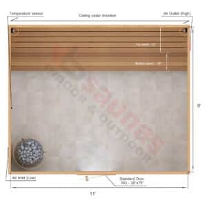 Straight Benches.2×4 Knotty Red Cedar